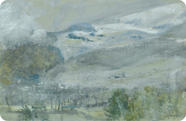 Swiss Valley Landscape 1885