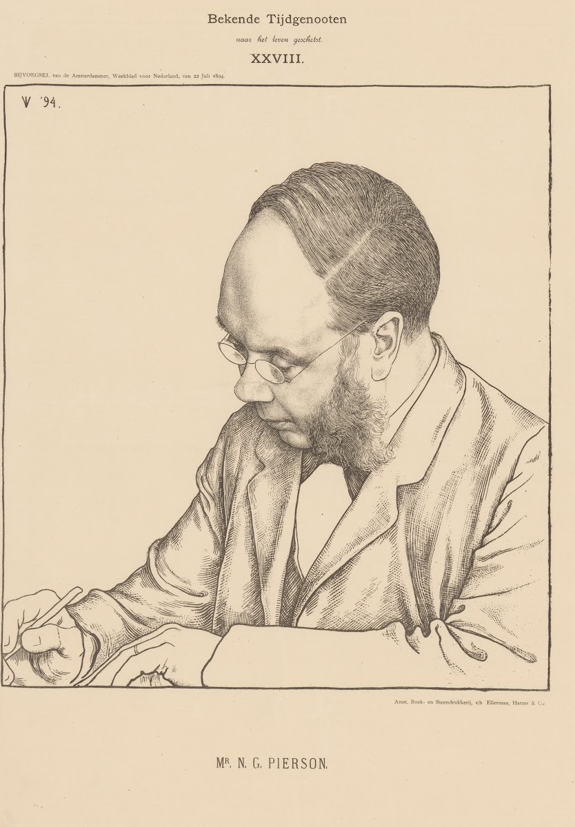 Portret van Nicolaas Gerard Pierson 1894