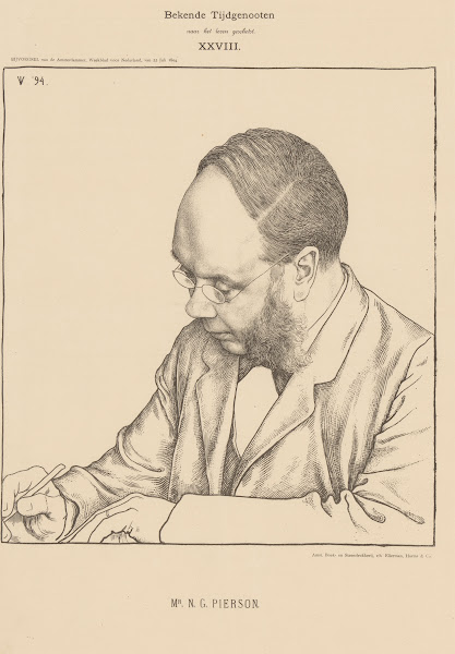 Portret van Nicolaas Gerard Pierson 1894