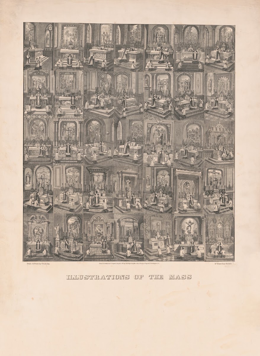 Illustrations of the mass 1874