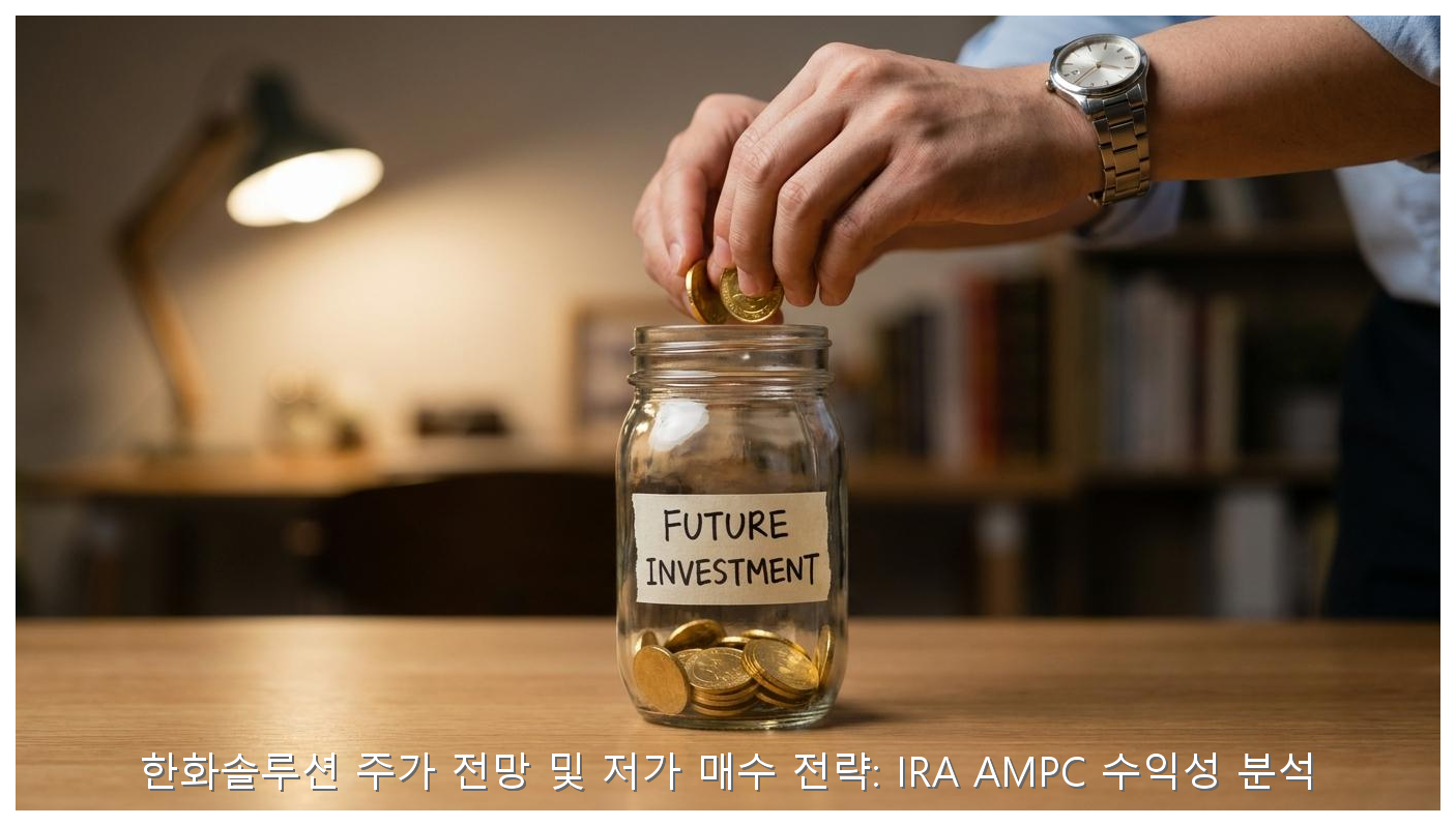 한화솔루션 주가 전망 및 저가 매수 전략: IRA AMPC 수익성 분석 핵심 안내 및 분석 인포그래픽 (8)