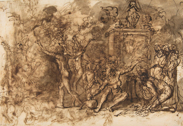 Figures Gathered around a tree 161573