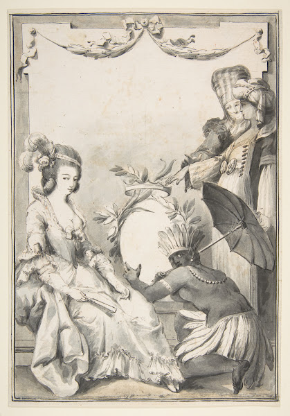 Allegorical Figures Of The Four Continents 1783