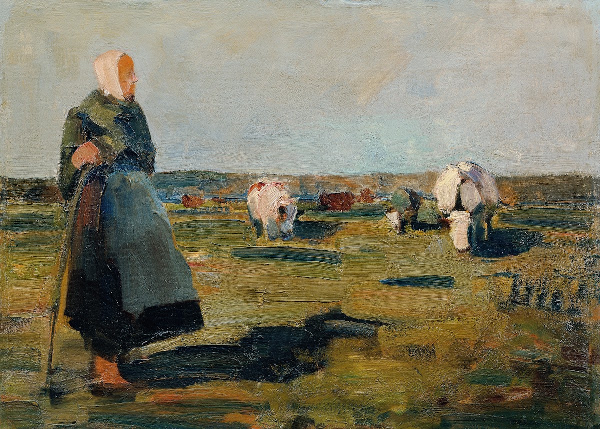 Auf der Weide 1918