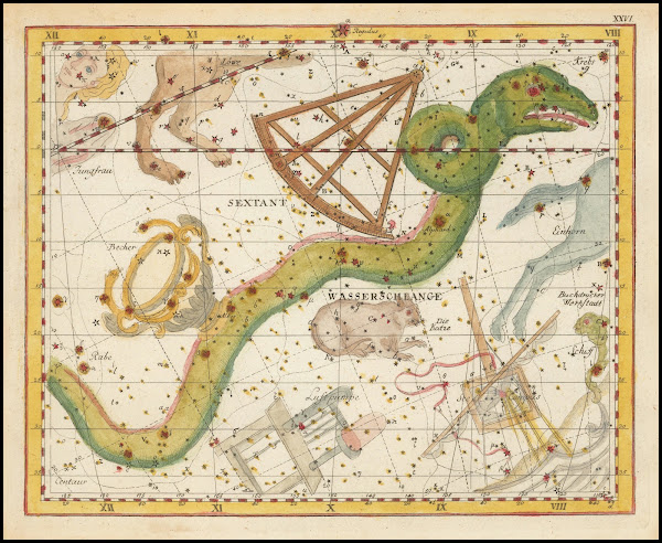 Hydra Continua Crater Corvus Centaurus et Lupus 1805