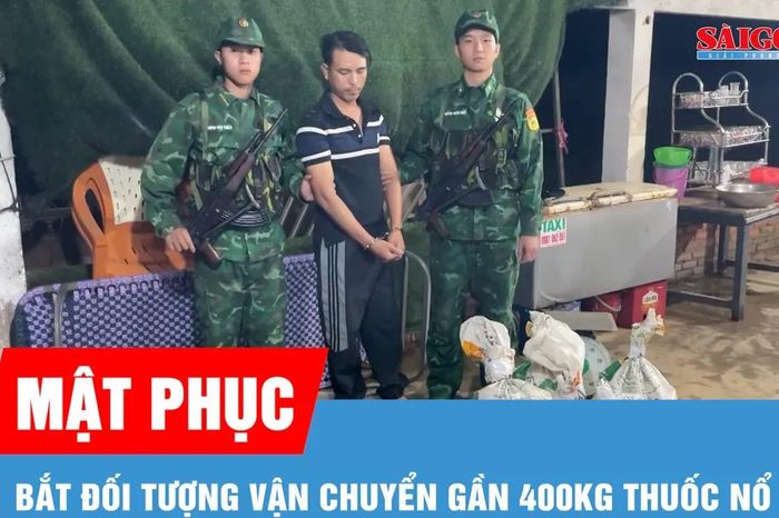 Quảng Ngãi bắt giữ vụ vận chuyển gần 400kg thuốc nổ - Báo Sài Gòn Giải Phóng