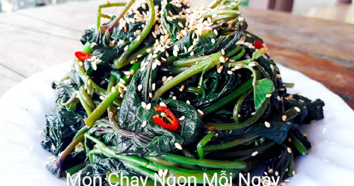 Rau lang trộn chay