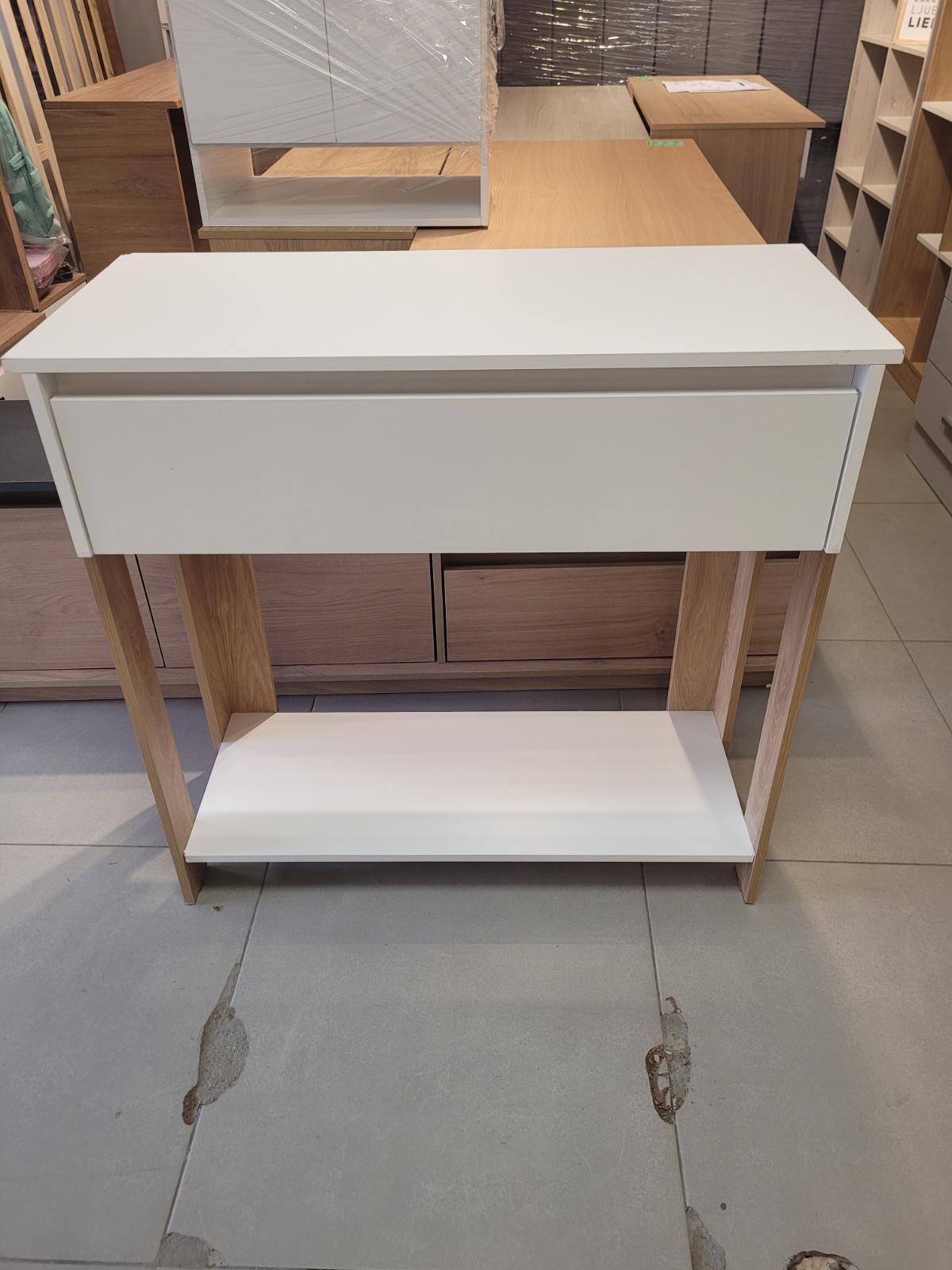 RECIBIDOR CALABRIA HICKORY/BLANCO