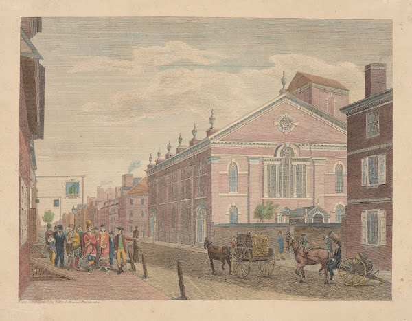 New Lutheran Church in Fourth Street Philadelphia 1800