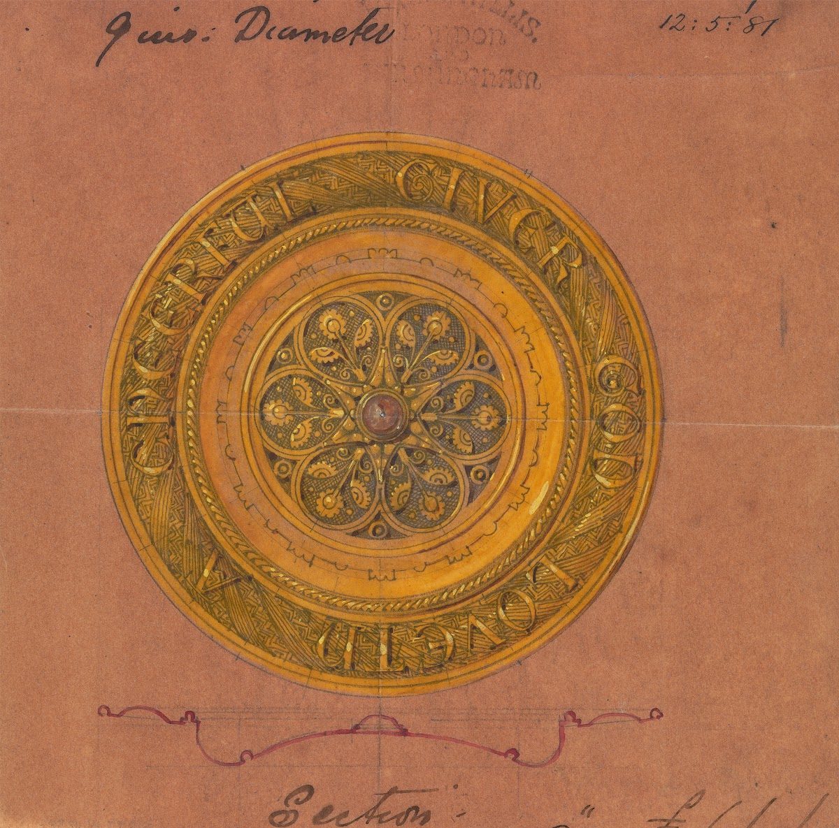 Designs executed for Jones and Willis metal and wood workers and church furnitur
