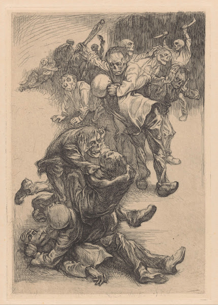 Vechtende monsters