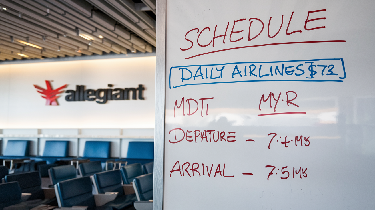 Allegiant Flights from Harrisburg to Myrtle Beach Days