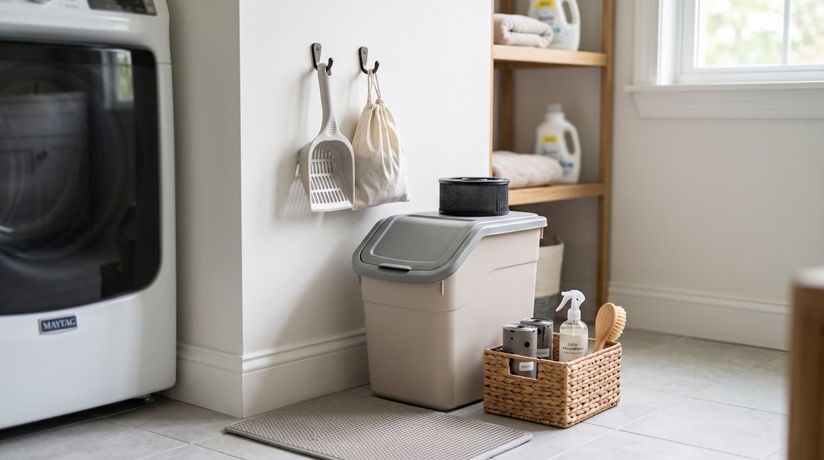 Best Cat Litter Storage Solutions for Apartments (2026) - BEST BUDGET — IN CONTEXT
