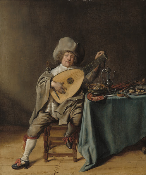 Self Portrait as a Lute Player c 1636 1637