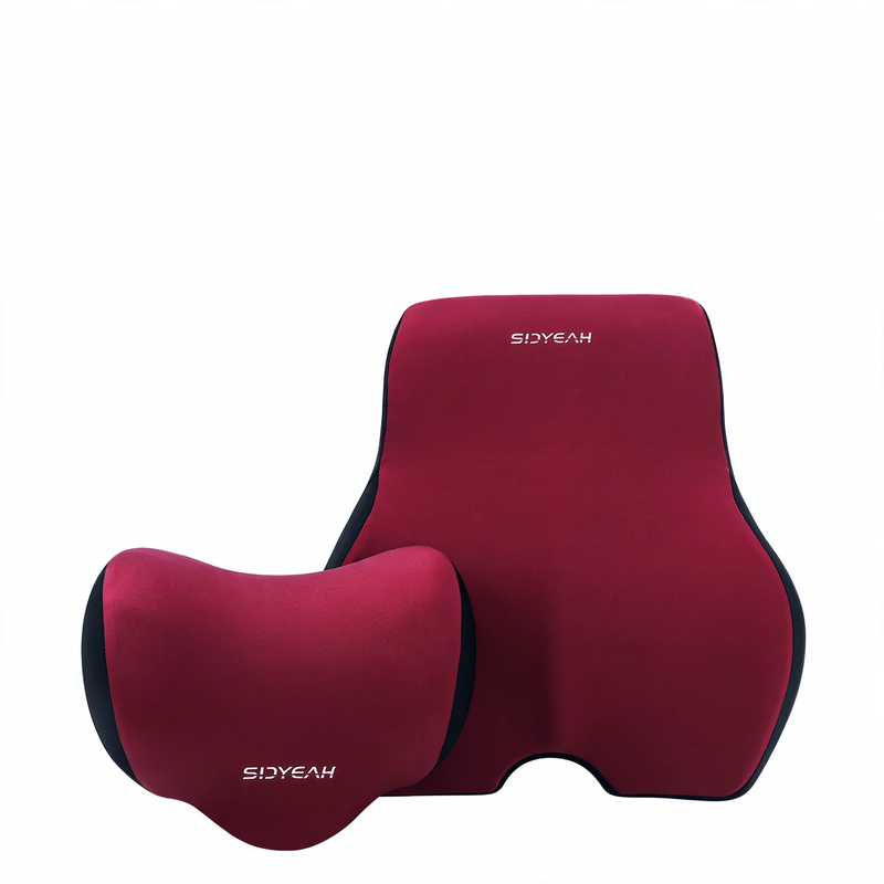 Memory Foam Car Headrest with Lumbar Support