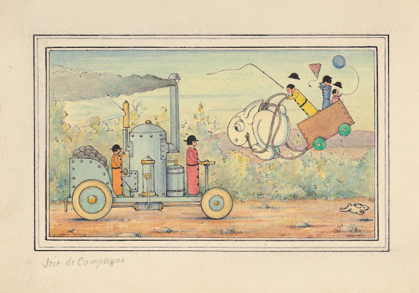 Joie de Campagne Pleasures of the Countryside circa 1910