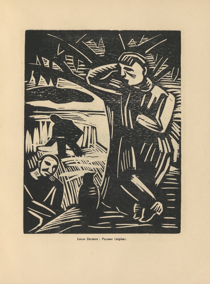 Louis Decœur  Paysans 1931