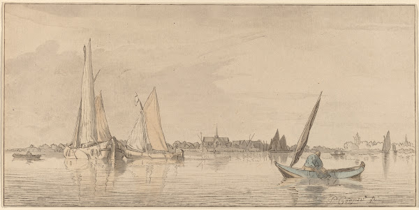 River with Town 1775