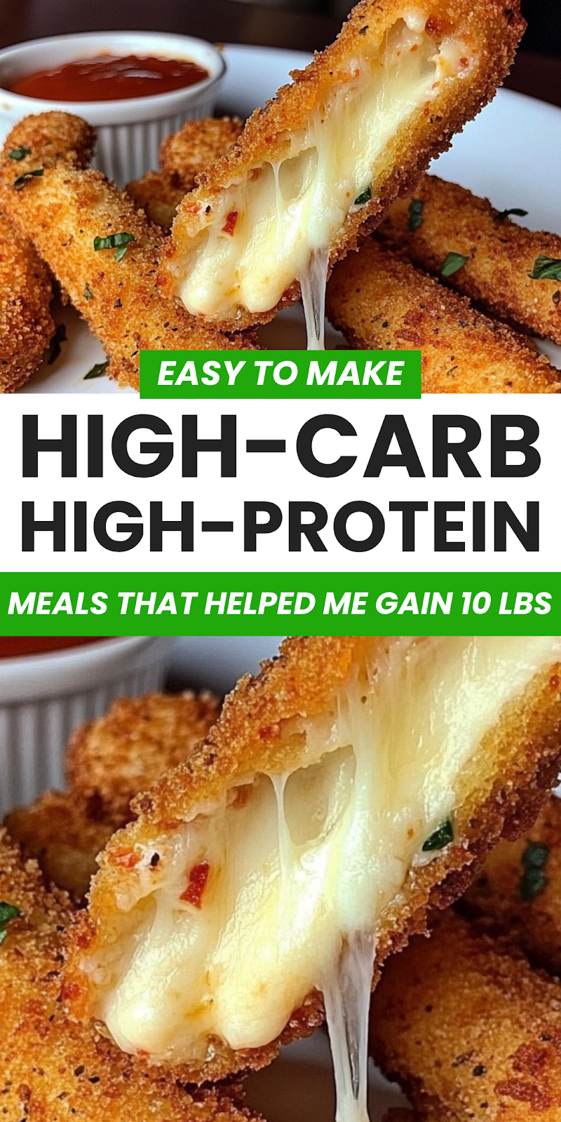 Crispy Mozzarella Sticks with Marinara Dip