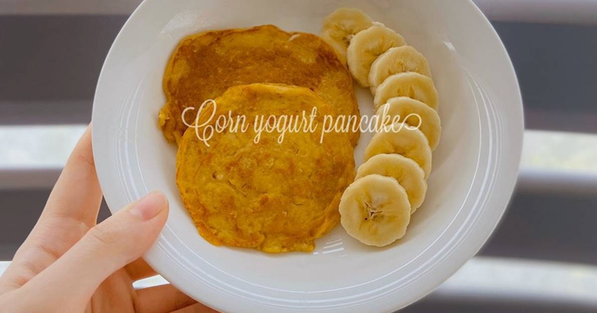 Pancake bắp sữa chưa - ăn dặm