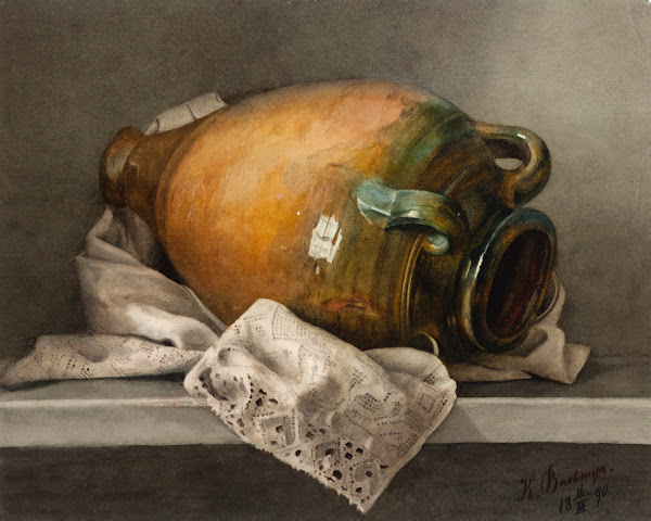 Natüürmort kannuga 1890