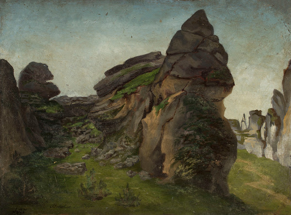 Landscape  Bobolice and Mirów 1866