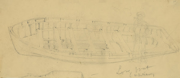 Long boat US Navy 1860 1865