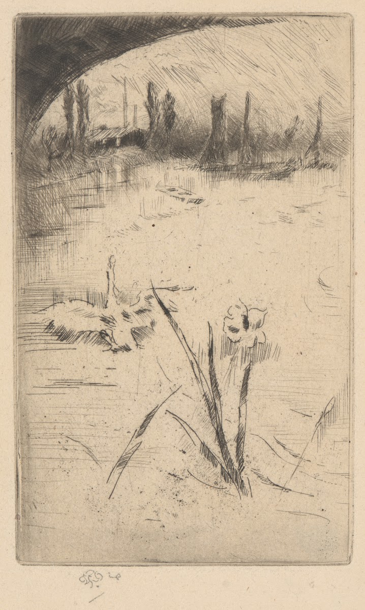 Swan and Iris ca 1883