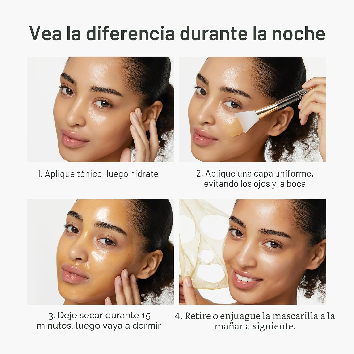 Colágeno en mascarilla Medicube para firmeza
