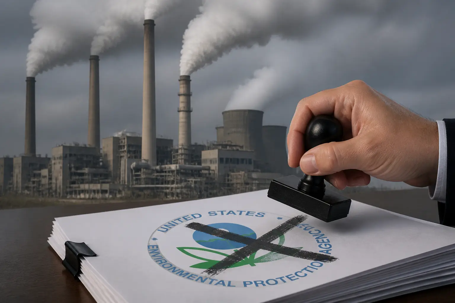 Editorial image for US environment agency reportedly set to scrap power-plant pollution limits