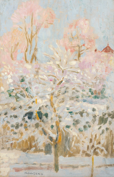 Jardin sous la neige 1909
