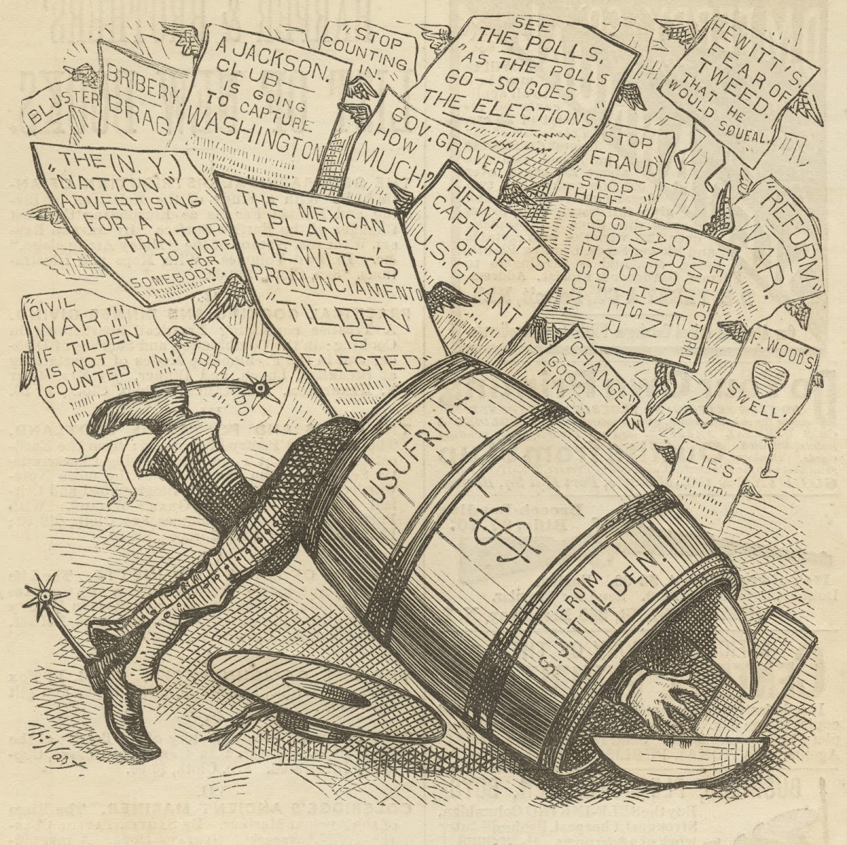 Cronin organized himself Sketched from descriptions of newspaper reporters 1877