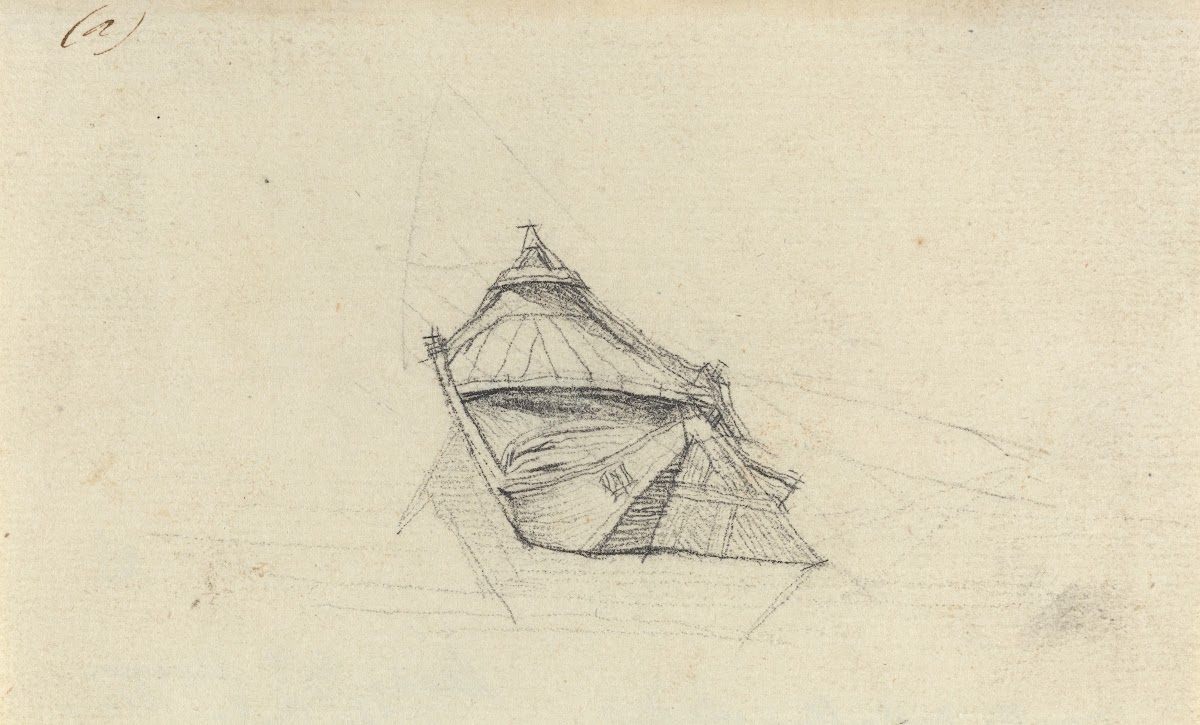 Seine Boat for Le Pont au Change probably c 1854