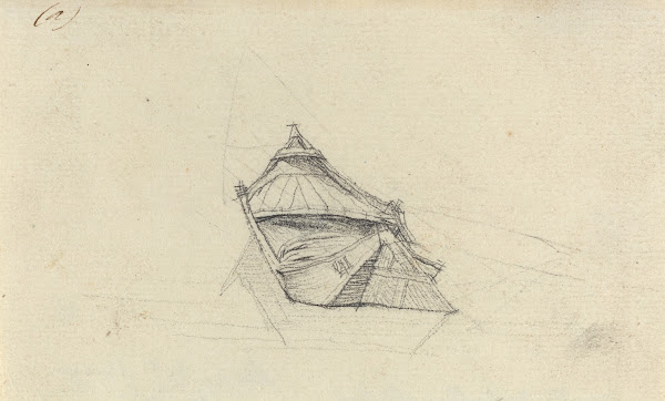 Seine Boat for Le Pont au Change probably c 1854
