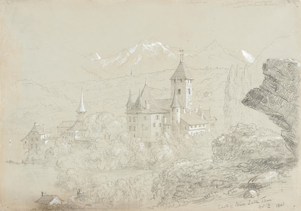 Castle of Spiez Lake Thun 1841