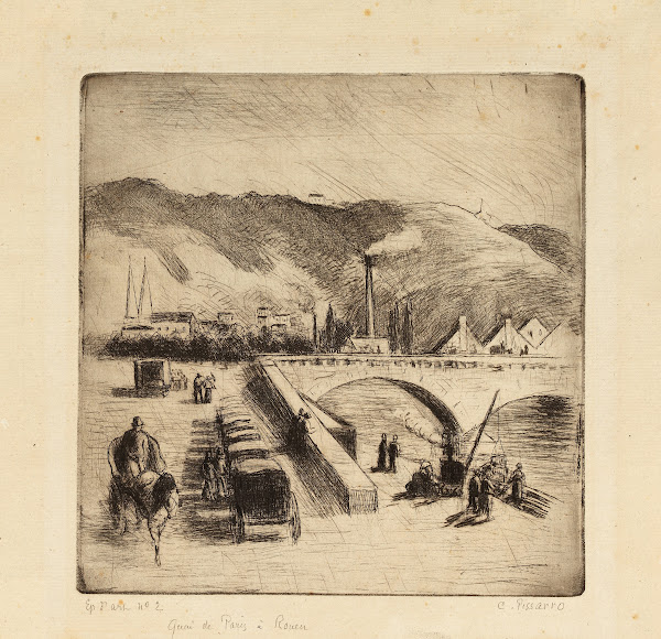 Quai de Paris a Rouen 1896