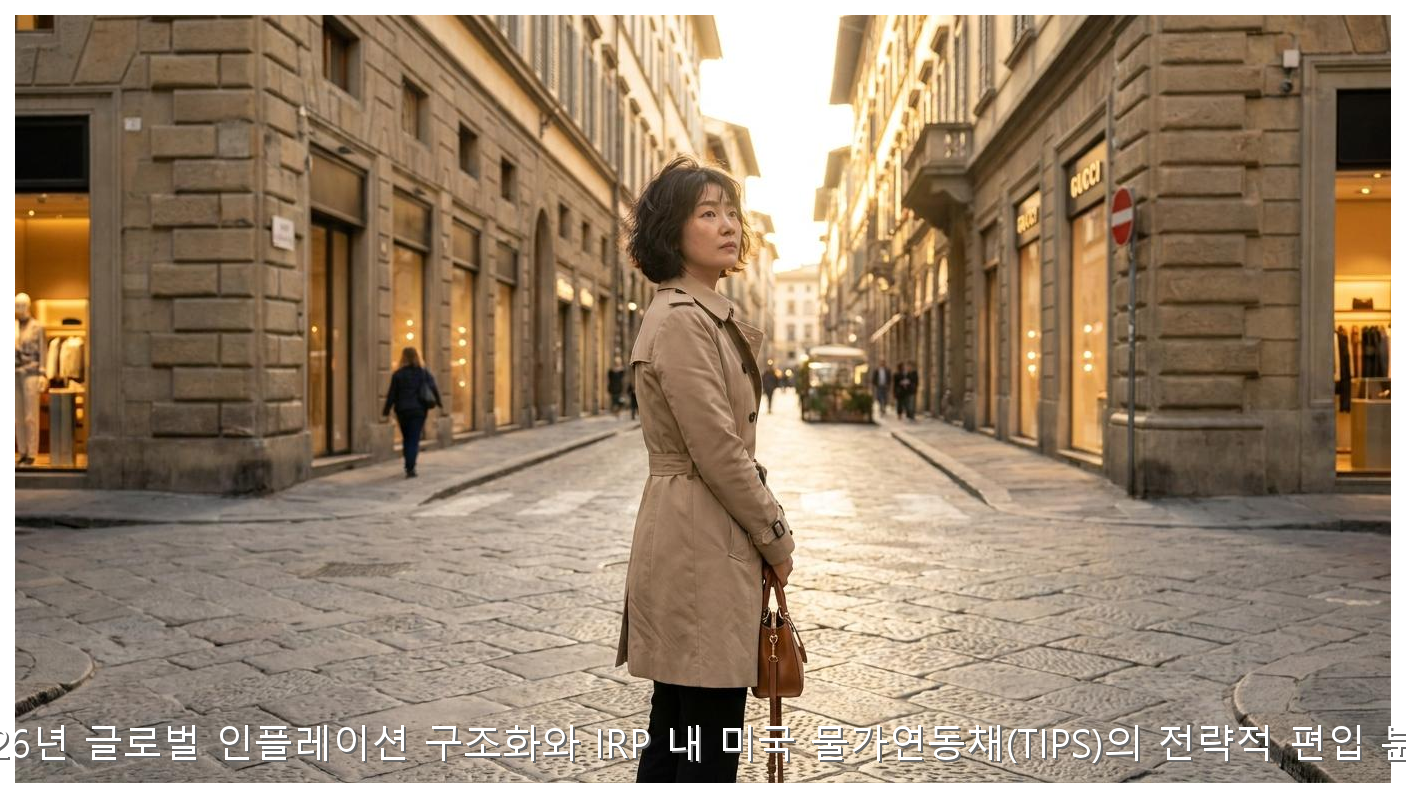 2026년 글로벌 인플레이션 구조화와 IRP 내 미국 물가연동채(TIPS)의 전략적 편입 분석 핵심 안내 및 분석 인포그래픽 (5)