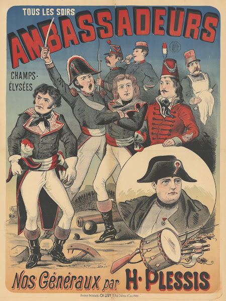 Tous les soirs Ambassadeurs Champs Élysées Nos généraux par H Plessis 1882