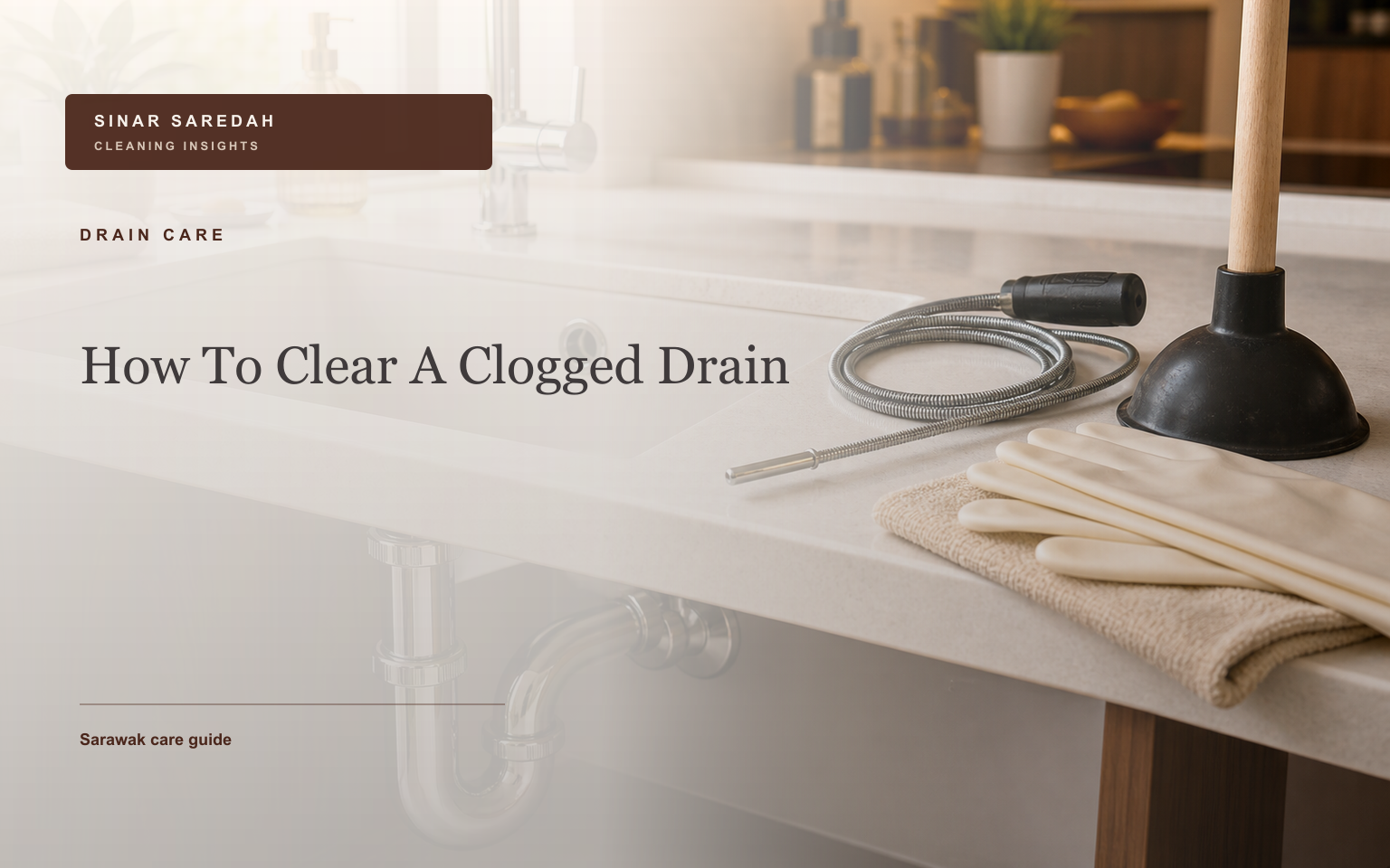 How to Clear a Clogged Drain at Home in Malaysia