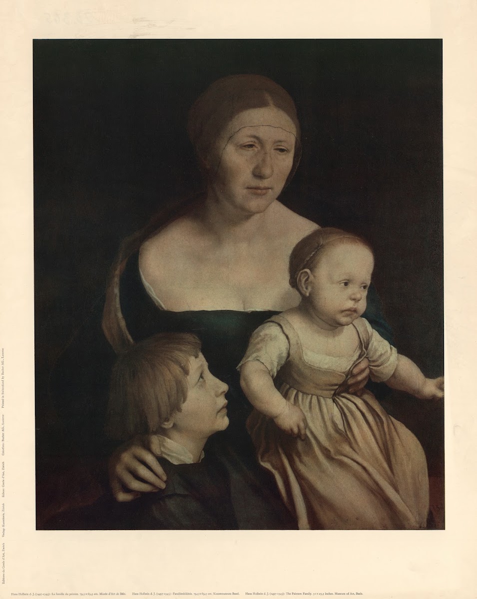 Hans Holbein the younger The Painters Family 1952
