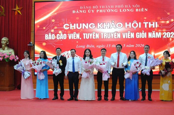 Sôi nổi hội thi tuyên truyền viên giỏi phường Long Biên - Đài Phát thanh và truyền hình Hà Nội