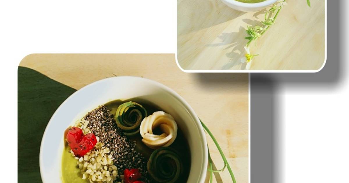 Smoothie yến mạch bơ chuối