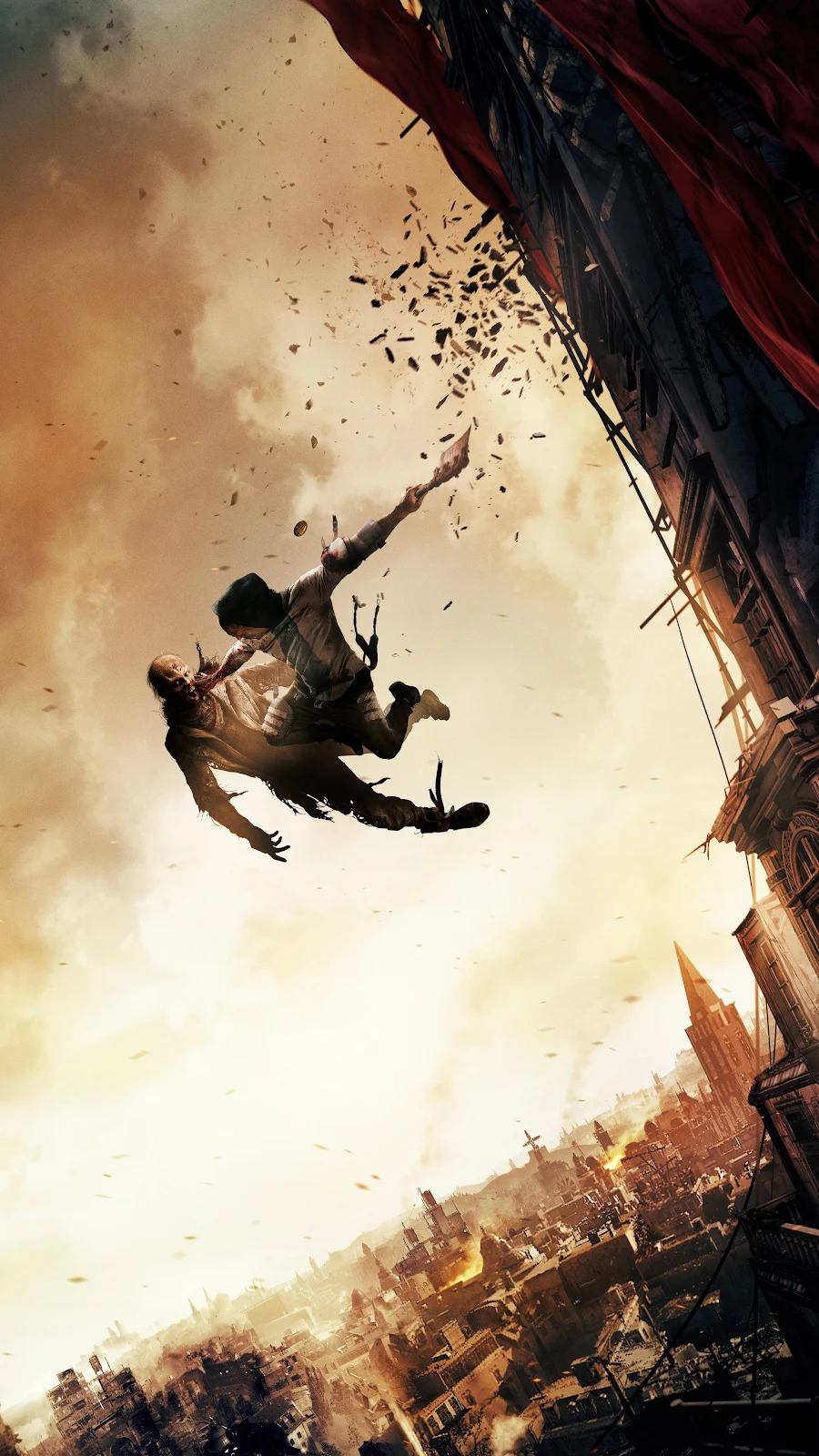 A Cool Dying Light 2 Stay Human, Dying Light, Aiden Caldwell, Techland, Zombie 4K iPhone Wallpaper for Free Download in High Quality [2160x3840]
