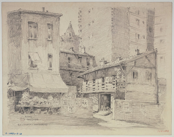 Rue Lamark à Montmartre 1926
