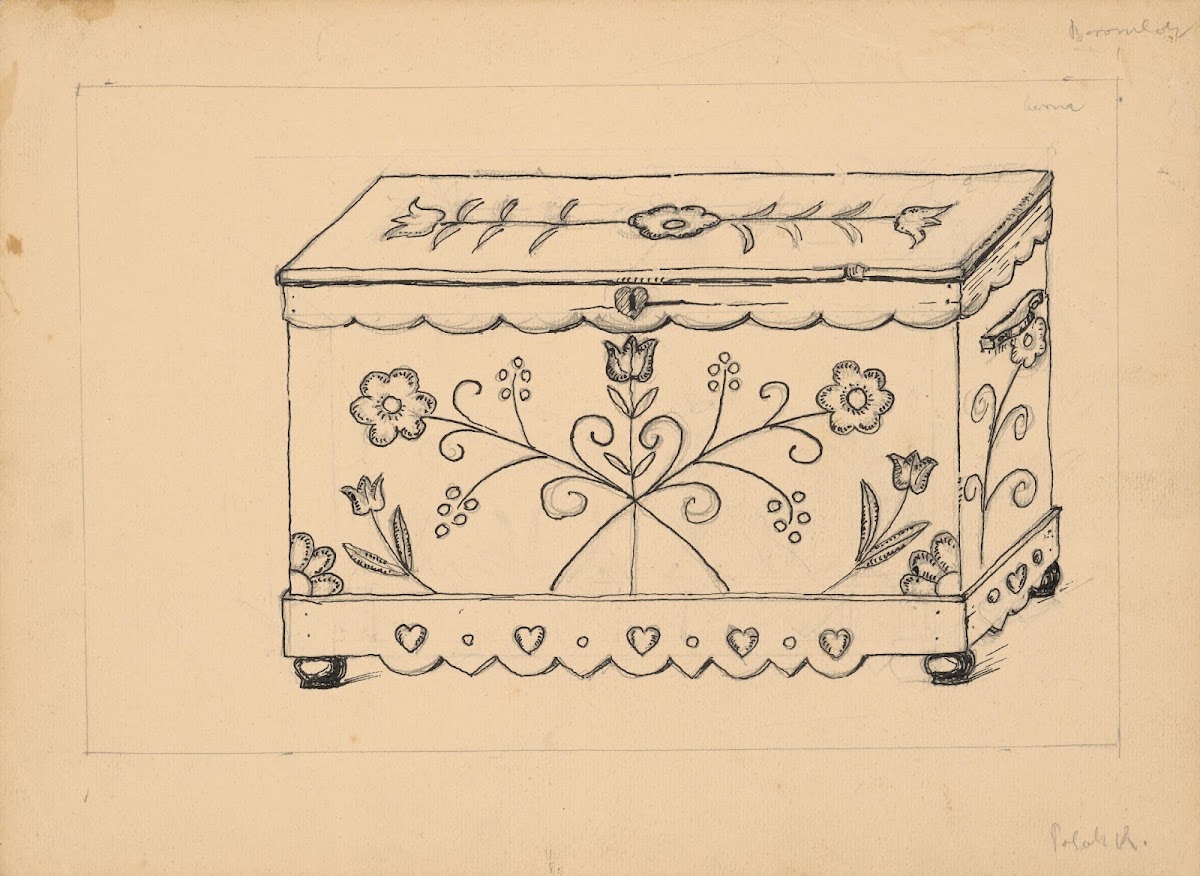 Truhlica S TulipáNmi 1925