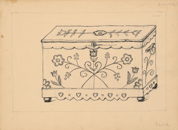 Truhlica S TulipáNmi 1925