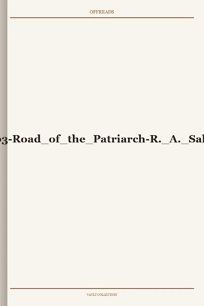 Sellswords, The 03-Road of the Patriarch-R. A. Salvatore-retail