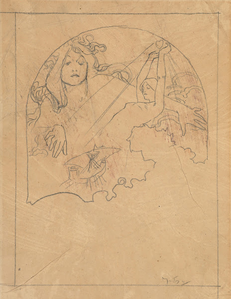Two female figures