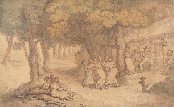 Villagers merrymaking ca 17801825