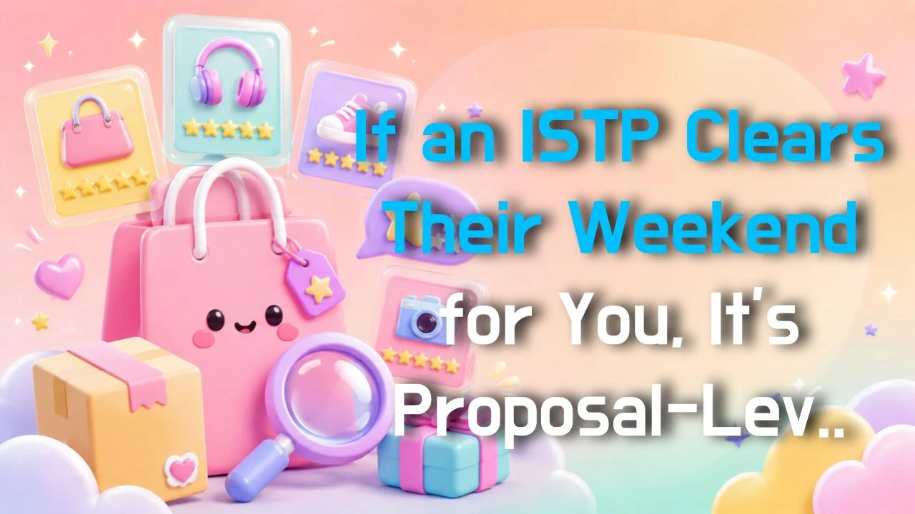 If an ISTP Clears Their Weekend for You, It's Proposal-Level Love